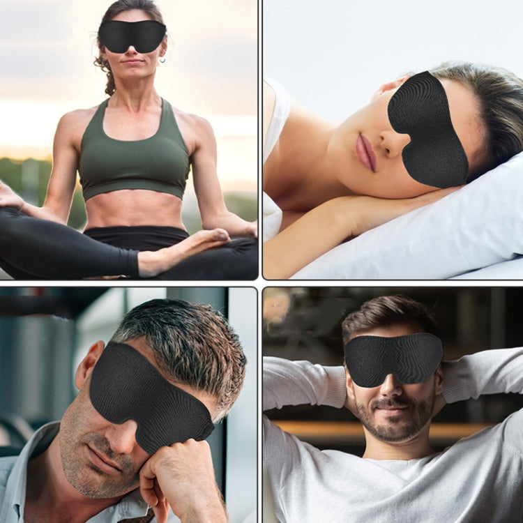4 In 1 3D Sleep Eye Mask Memory Foam Non-pressure Shading Sleeping Blindfold