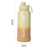 304 Stainless Steel Insulated Cup Large Capacity Thermos Bottle Vacuum Outdoor Portable Sports Kettle, Aguaflask 1000ml