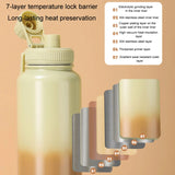 304 Stainless Steel Insulated Cup Large Capacity Thermos Bottle Vacuum Outdoor Portable Sports Kettle, Aguaflask 1000ml