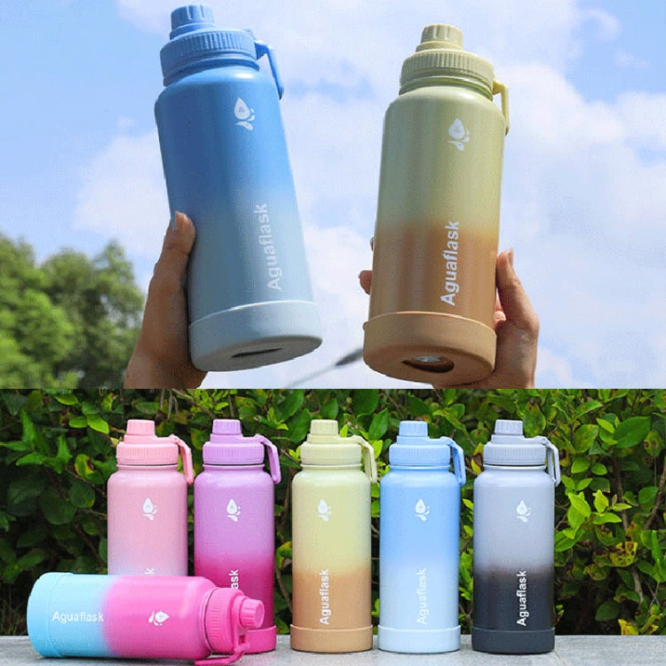 304 Stainless Steel Insulated Cup Large Capacity Thermos Bottle Vacuum Outdoor Portable Sports Kettle, Aguaflask 1000ml