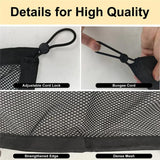 Table Bottom Power Socket Hidden Organizer Mesh Pocket, 68 x 24cm