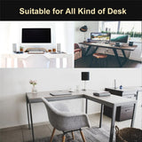 Table Bottom Power Socket Hidden Organizer Mesh Pocket, 68 x 24cm