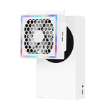 For XBOX Series S Console Side-mounted Cooling Fan RGB Color Light Radiator, For XBOX Series S