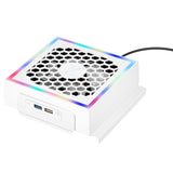 For XBOX Series S Console Side-mounted Cooling Fan RGB Color Light Radiator, For XBOX Series S