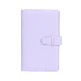 108-Piece Multifunctional 3 Inch Photo Ticket Credit Card Storage Book, Mint Green, Iris Purple, Light Cherry Pink, Hydrangea Blue, Jasmine White, Black Lychee Pattern, Brown Lychee Pattern