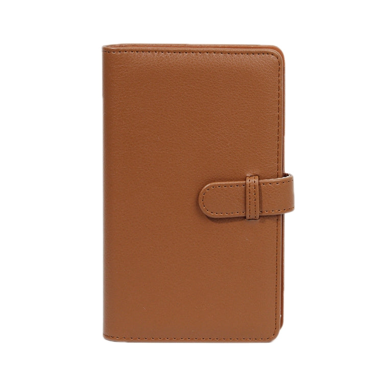 108-Piece Multifunctional 3 Inch Photo Ticket Credit Card Storage Book, Mint Green, Iris Purple, Light Cherry Pink, Hydrangea Blue, Jasmine White, Black Lychee Pattern, Brown Lychee Pattern