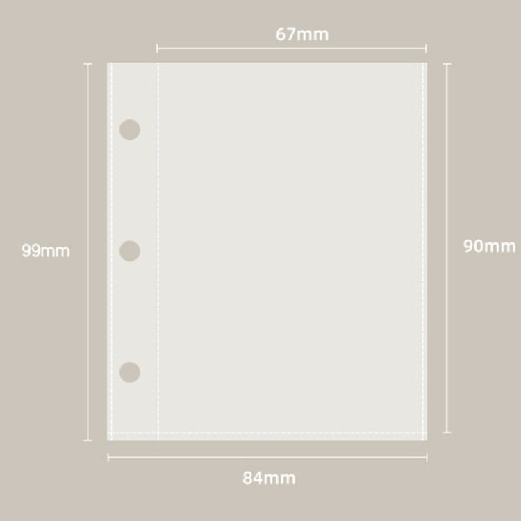 20 Loose-leaf PU Leather Multifunctional Storage Album