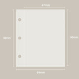 20 Loose-leaf PU Leather Multifunctional Storage Album