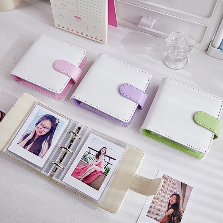 20 Loose-leaf PU Leather Multifunctional Storage Album