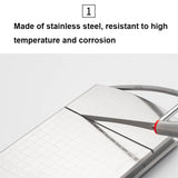 Stainless Steel Scale Cheese Slicer Kitchen Tools Bread Divider