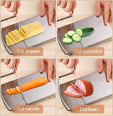 Stainless Steel Scale Cheese Slicer Kitchen Tools Bread Divider