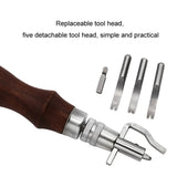 7 In 1 Leather Edge Presser Groove Cutter Edge Trimmer