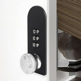 Home Drawer Locker Mechanical Dial And Quarter Turn Combination Lock, Left Turn, Right Turn