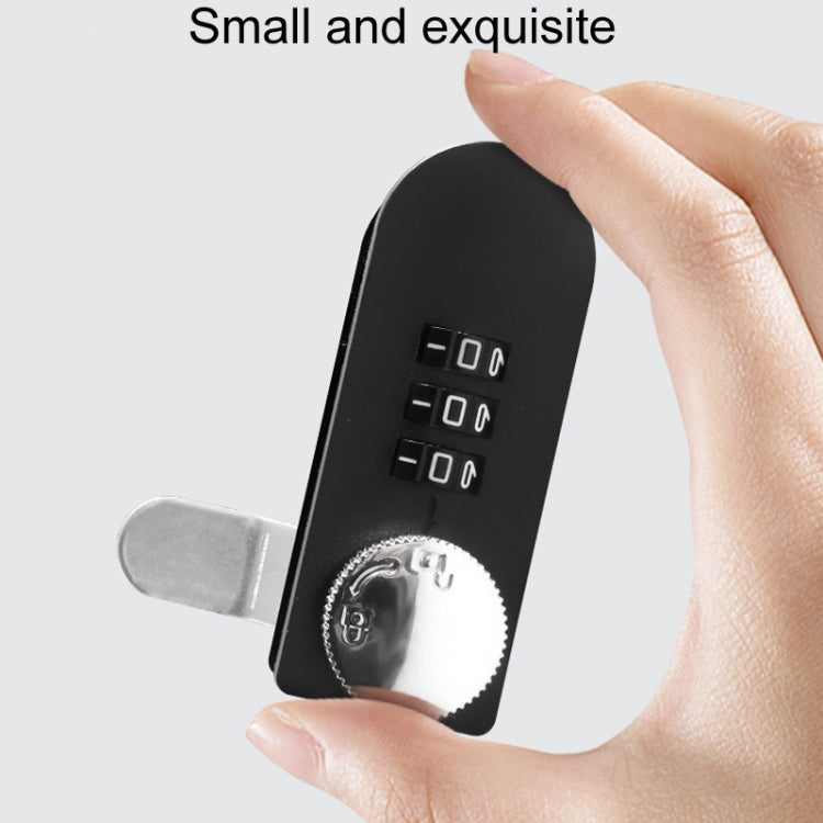 Home Drawer Locker Mechanical Dial And Quarter Turn Combination Lock, Left Turn, Right Turn