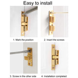 2pcs Cabinet Magnetic Spring Buckle Ball Door Sucker, Small Gold, Medium Gold, Large Gold, Extra Large Gold, Small Silver, Medium Silver, Large Silver, Extra Large Silver