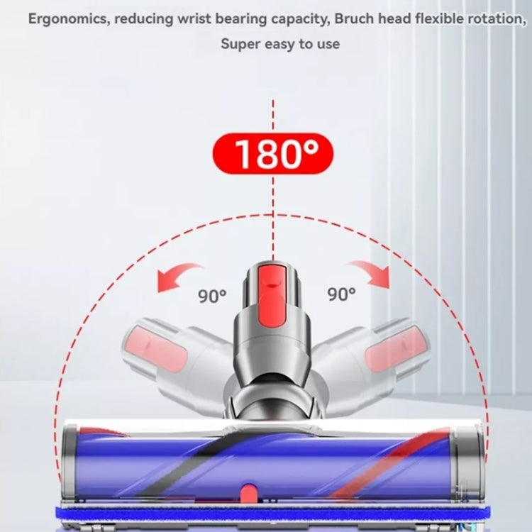 For Dyson V7 V8 V10 V11 V15 High Torque Direct Drive Roller Brush Head With Dust Display Light, Absorb Large Particles