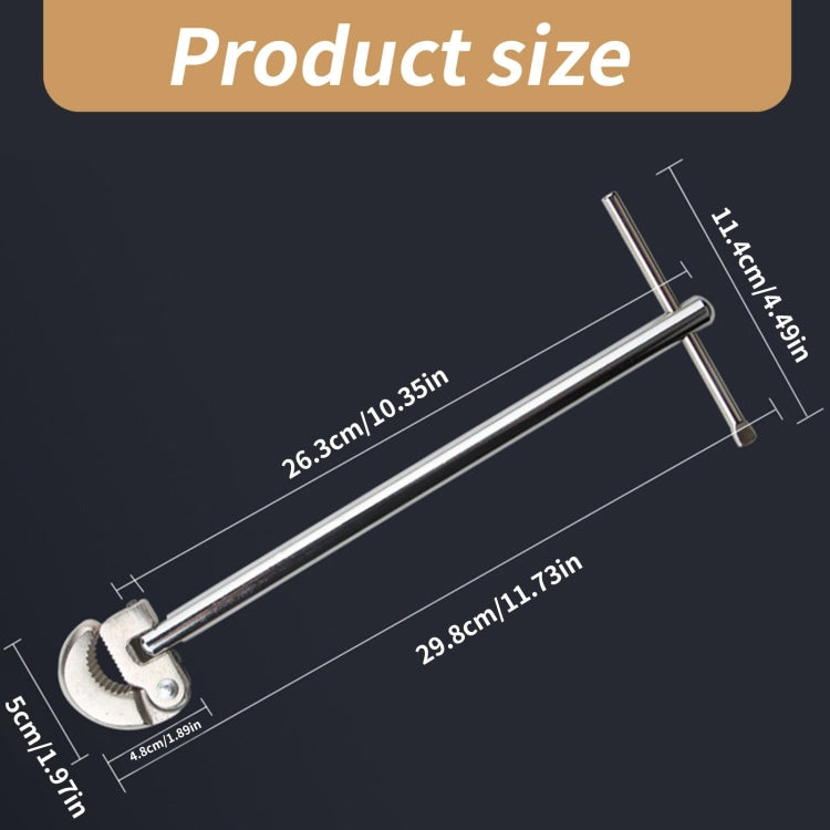 Multifunctional Wash Basin Sink Hot Cold Faucet Wrench