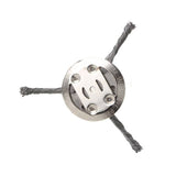 Steel Wire Weeding Wheel Twisted Wire Weeding Disc Mower Blade Accessories, 3-heads, 6-heads