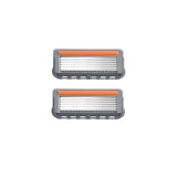 Six Blade OpenBack System Skin Razor Refills for Men, 2pcs /Pack, 4pcs /Pack