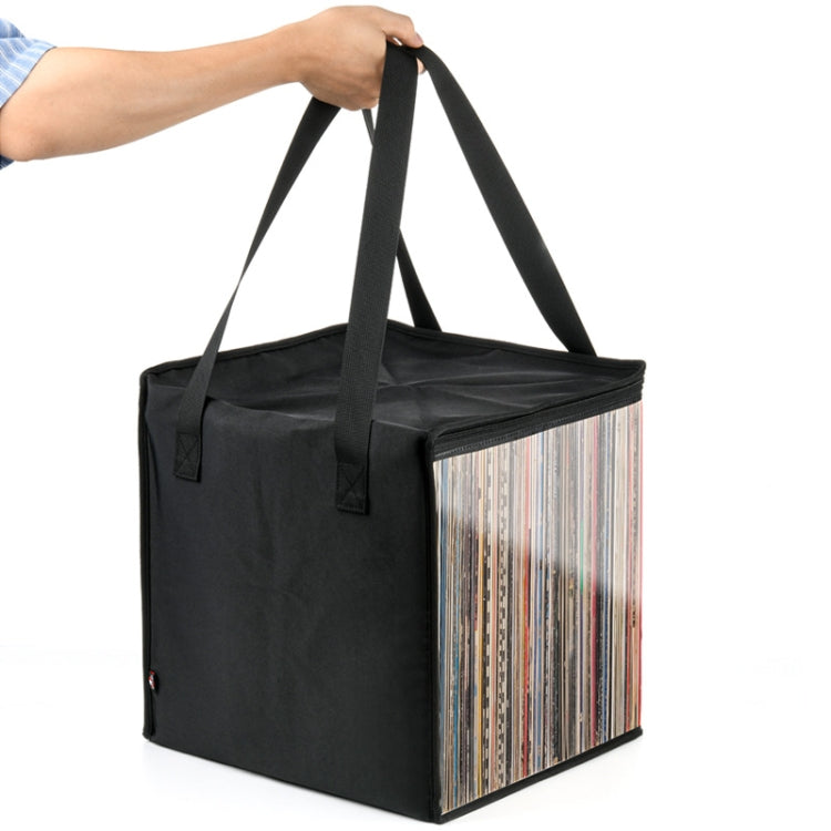 Transparent Vinyl Record Storage Bag Holds up to 50 Vinyl Albums Within 12 Inch, Vinyl Record Storage Bag