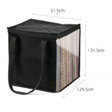 Transparent Vinyl Record Storage Bag Holds up to 50 Vinyl Albums Within 12 Inch, Vinyl Record Storage Bag