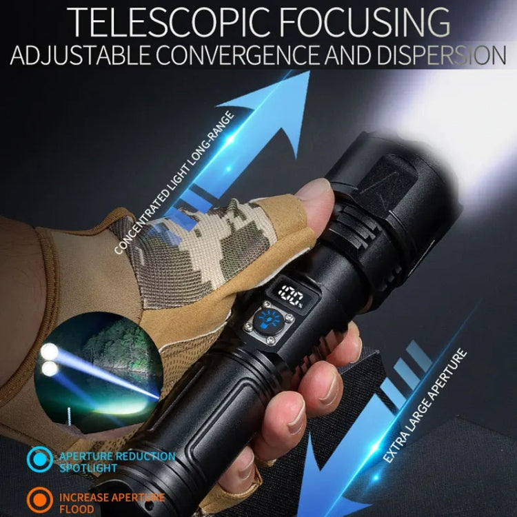 E-SMARTER A03 Laser 30W Portable LCD Display Flashlight, A03