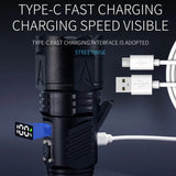 E-SMARTER A03 Laser 30W Portable LCD Display Flashlight, A03