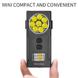 Strong Magnetic Adsorption Mini Carry-on Keychain Flat Work Light, E-SMARTER D84 4 Eyes, E-SMARTER D85 8 Eyes