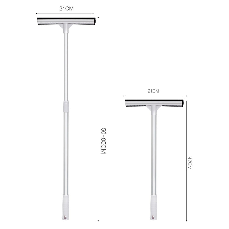 2-In-1 Household Double-Sided Glass Wiper Car Washing Cleaning Tool, Telescopic White, Telescopic Black, Telescopic Yellow, Straight White, Straight Yellow, Straight Black