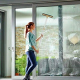 2-In-1 Household Double-Sided Glass Wiper Car Washing Cleaning Tool, Telescopic White, Telescopic Black, Telescopic Yellow, Straight White, Straight Yellow, Straight Black