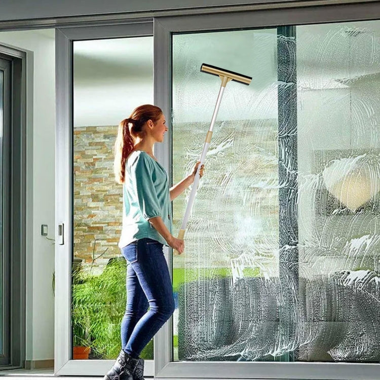 2-In-1 Household Double-Sided Glass Wiper Car Washing Cleaning Tool, Telescopic White, Telescopic Black, Telescopic Yellow, Straight White, Straight Yellow, Straight Black