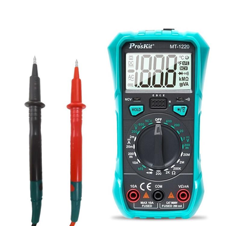3-1/2 Burn-Proof Digital Intelligent Multimeter, MT-1220-C MT-1220-C