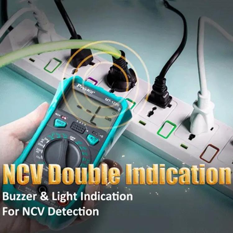 3-1/2 Burn-Proof Digital Intelligent Multimeter, MT-1220-C