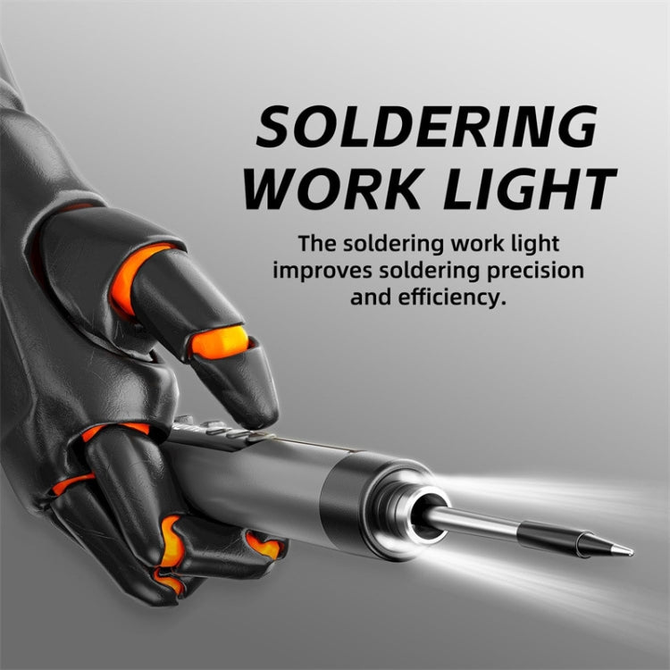 USB Digital Display Charging Soldering Iron Set 5-speed Temperature Adjustable, Standard Edition Gray, Standard Edition Orange, 3 Heads Orange, 3 Heads Gray