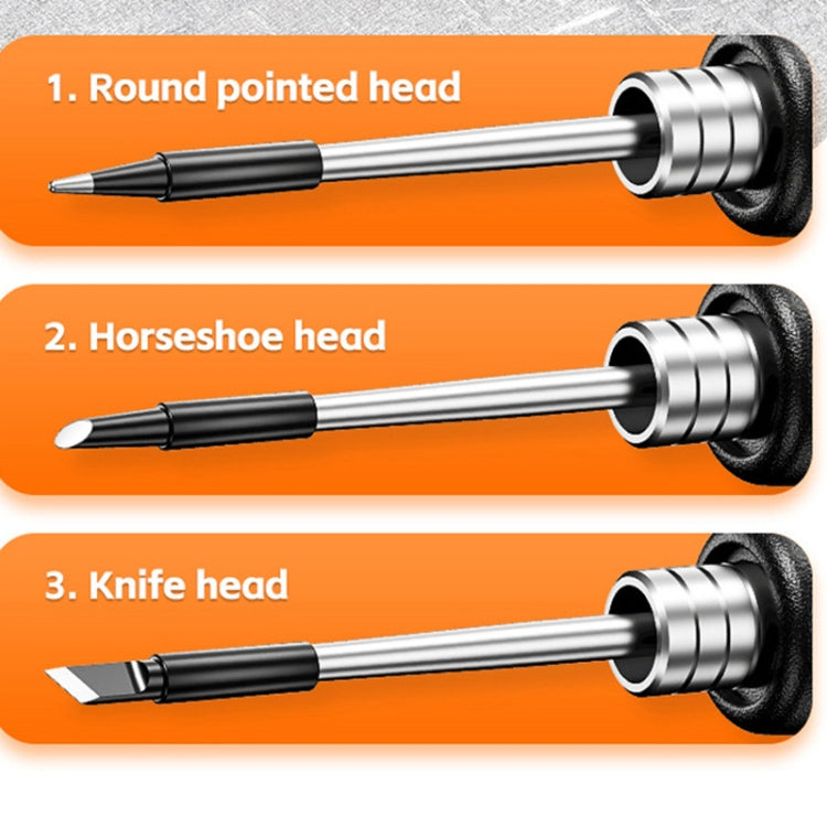 USB Digital Display Charging Soldering Iron Set 5-speed Temperature Adjustable, Standard Edition Gray, Standard Edition Orange, 3 Heads Orange, 3 Heads Gray