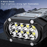 Strong Mini Key Light Magnetic LCD Electric Display Dual Light Tool Lamp, BK08