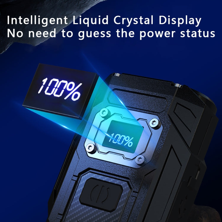 Strong Mini Key Light Magnetic LCD Electric Display Dual Light Tool Lamp, BK08