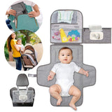 Multifunctional Waterproof Changing Diaper Pad Children Car Bag