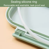 316 Stainless Steel Insulated Lunch Box Children Portable Compartment Lunch Case, Light Green 2 Grids, Light Green 3 Grids, Blue 2 Grids, Blue 3 Grids, Light Yellow 2 Grids, Light Yellow 3 Grids