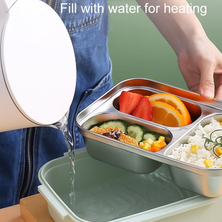 316 Stainless Steel Insulated Lunch Box Children Portable Compartment Lunch Case, Light Green 2 Grids, Light Green 3 Grids, Blue 2 Grids, Blue 3 Grids, Light Yellow 2 Grids, Light Yellow 3 Grids