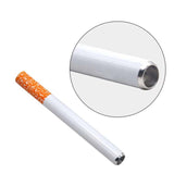 3pcs Aluminum Alloy Cigarette Shape Mini Metal Pipe Smoking Accessories, 78mm