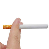 3pcs Aluminum Alloy Cigarette Shape Mini Metal Pipe Smoking Accessories, 78mm