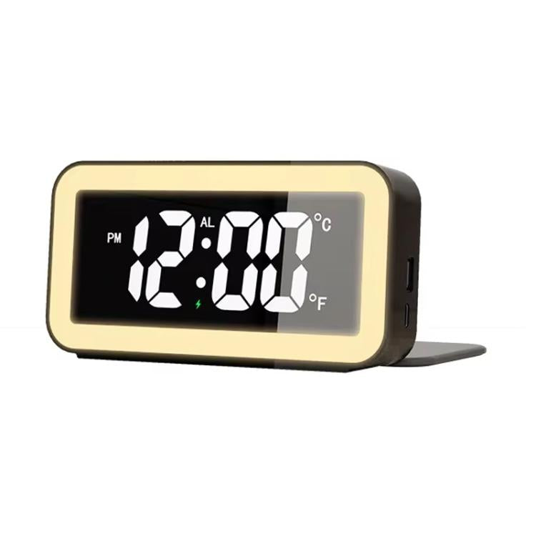 S281A LED Atmosphere Light Calendar / Temperature Display Clock With Wireless Charging Function