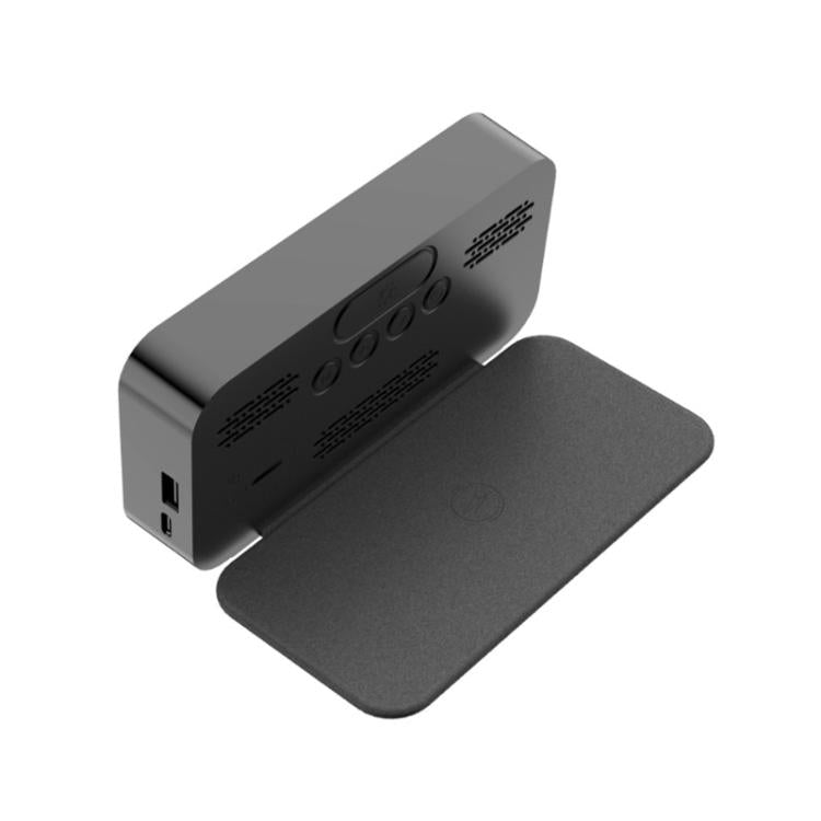 S281A LED Atmosphere Light Calendar / Temperature Display Clock With Wireless Charging Function