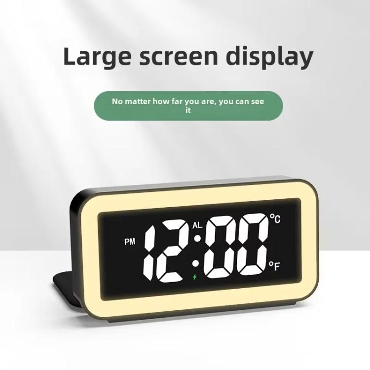 S281A LED Atmosphere Light Calendar / Temperature Display Clock With Wireless Charging Function