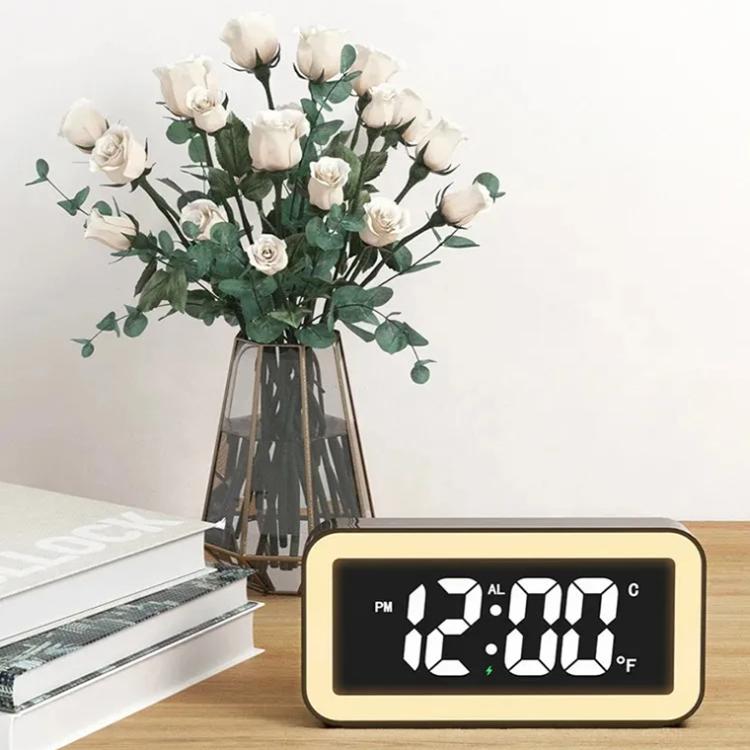 S281A LED Atmosphere Light Calendar / Temperature Display Clock With Wireless Charging Function