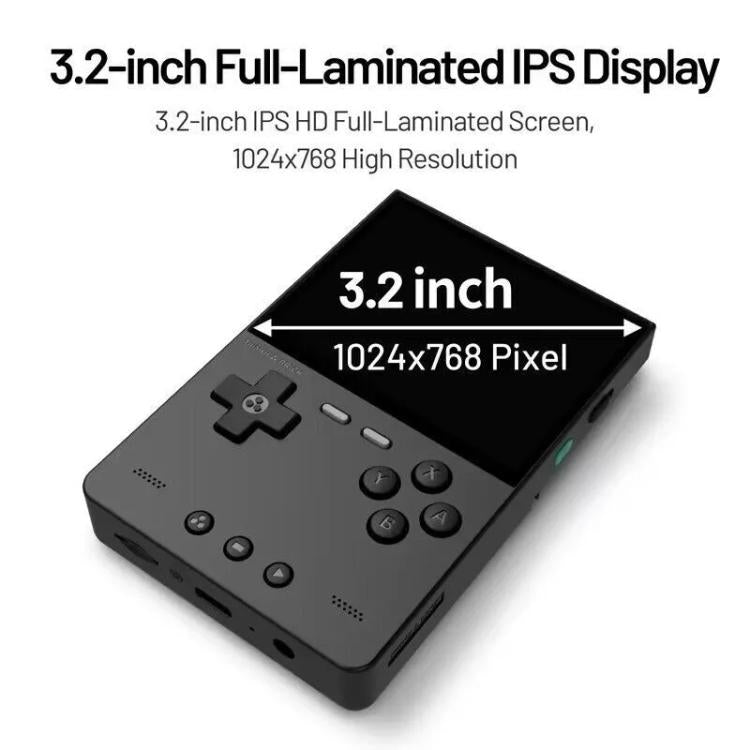TRIMUI BRICK Open Source Pocket Console Portable Wireless Bluetooth HD Retro Arcade, Standard No Card, 64G, 128G, 256G