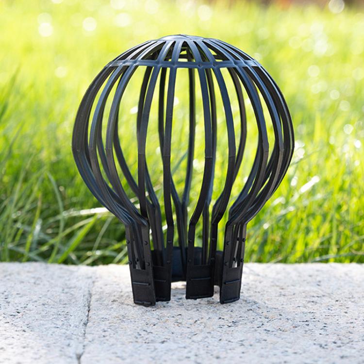 Drainage System Garden Filter Cover Eaves Leaking Pipe Dredging Funnel Protective Cover, Spherical, Vertical
