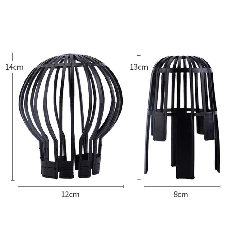 Drainage System Garden Filter Cover Eaves Leaking Pipe Dredging Funnel Protective Cover, Spherical, Vertical
