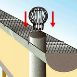 Drainage System Garden Filter Cover Eaves Leaking Pipe Dredging Funnel Protective Cover, Spherical, Vertical